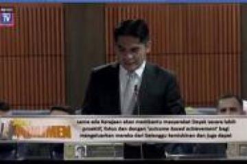 YB Timbalan Menteri Hal Ehwal Ekonomi semasa menjawab soalan di Dewan Rakyat pada 2 Ogos 2018