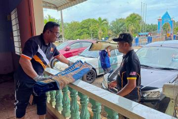 Misi Bantuan Pembersihan Pasca Banjir di Johor